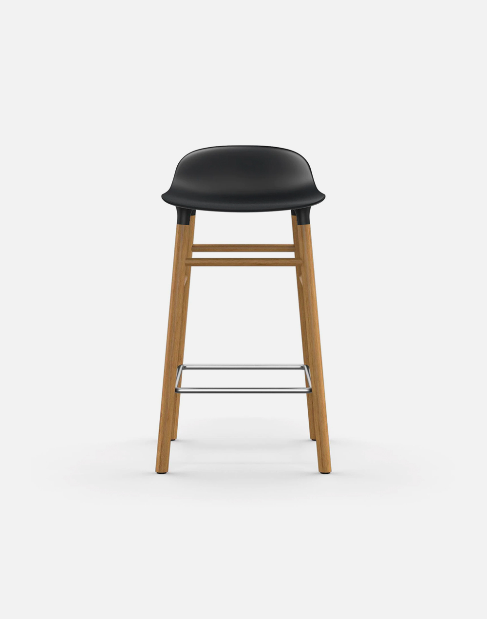 Form Bar Stool Oak Base